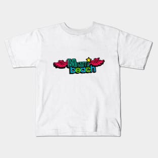 miami beach t-shirt Kids T-Shirt